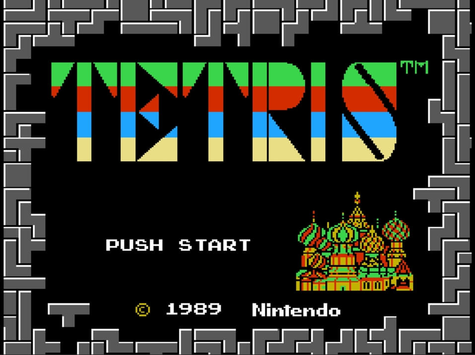 테트리스 클래식 닌텐도 Tetris Nintendo NES 1989